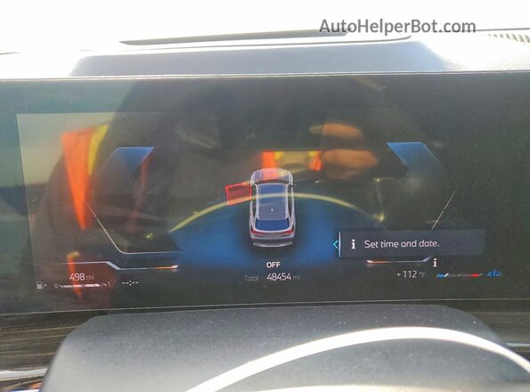 5UX23EU08R9T29222 2024 BMW X5 Gray Вид щитка приладів