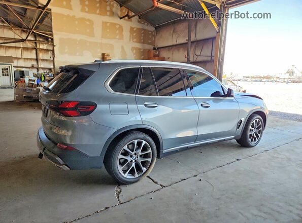 5UX23EU08R9T29222 2024 BMW X5 Gray Задня права чверть