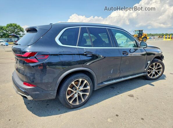 5UX23EU09S9Z24361 2025 BMW X5 Black Հետևի աջ