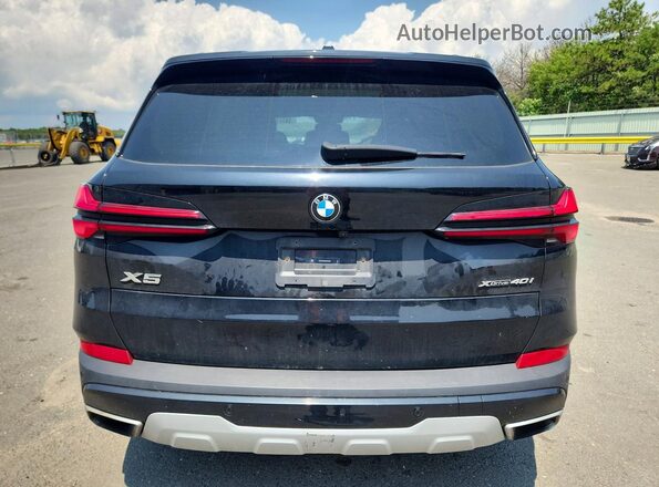 5UX23EU09S9Z24361 2025 BMW X5 Black Հետևի տեսք