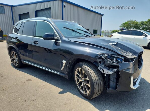 5UX23EU09S9Z24361 2025 BMW X5 Black Առջևի աջ