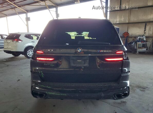 5UX33EM00P9N44403 2023 BMW X7 Black Вид ззаду