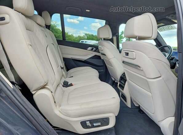 5UX33EM01R9T61501 2024 BMW X7 Gray Սալոնի հետևի տեսք