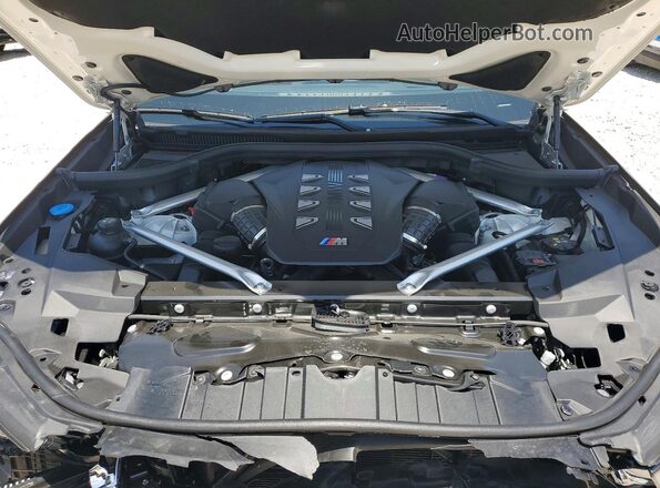 5UX33EU0XT9317620 2026 BMW X5 White ძრავის განყოფილების ხედი