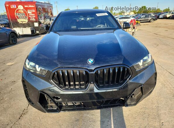 5UX33EX06T9037799 2026 BMW X6 Black წინა ხედი