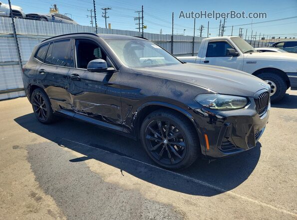 5UX43DP05R9W52674 2024 BMW X3 Black Przód prawy