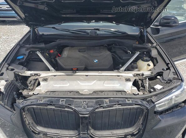 5UX43DP06P9R48624 2023 BMW X3 Черный Вид подкапотного пространства