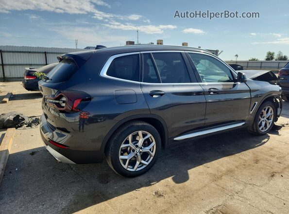 5UX43DP08P9R92575 2023 BMW X3 Угольный Задняя правая четверть