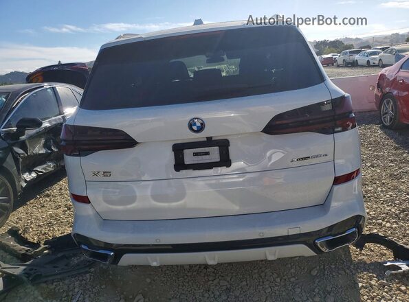 5UX43EU00R9T75538 2024 BMW X5 White Вид ззаду