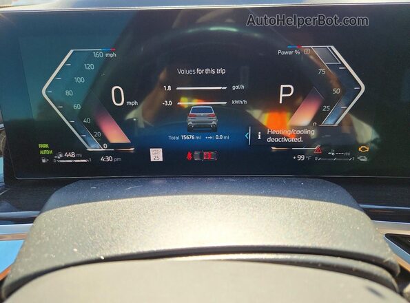 5UX43EU05R9S23870 2024 BMW X5 Gray Widok zestawu wskaźników