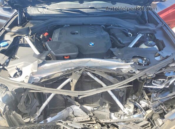 5UX53DP01N9M07644 2022 BMW X3 Charcoal Շարժիչի բաժամունքի տեսք