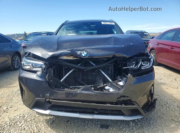 5UX53DP01N9M07644 2022 BMW X3 Charcoal Դիմացի տեսք