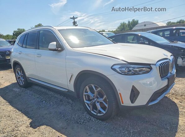 5UX53DP03R9V66350 2024 BMW X3 White Przód prawy