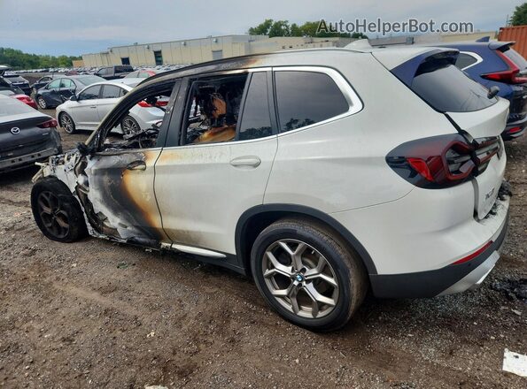 5UX53DP05N9L22418 2022 BMW X3 White უკანა მარცხენა