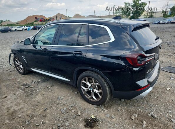5UX53DP06N9J01815 2022 BMW X3 Black Rear left