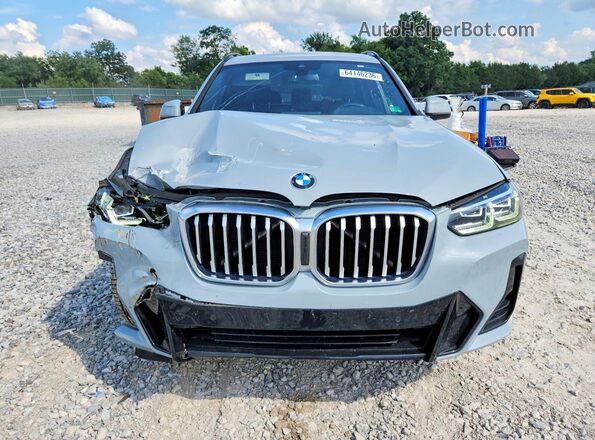 5UX53DP07N9J77916 2022 BMW X3 Gray Вид спереду