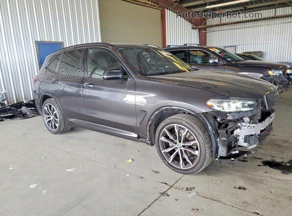 5UX53DP09N9M93009 2022 BMW X3 Gray წინა მარჯვენა
