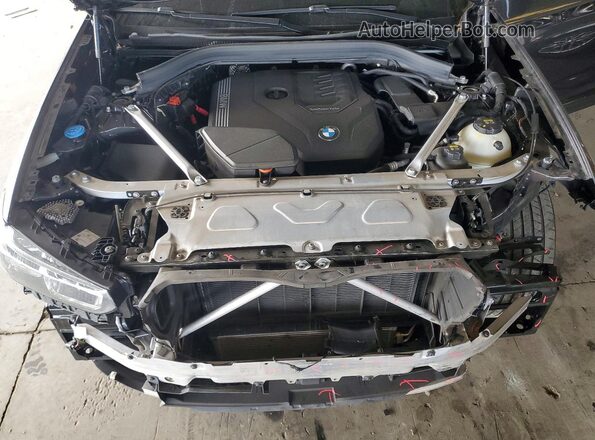 5UX53DP09N9M93009 2022 BMW X3 Gray ძრავის განყოფილების ხედი