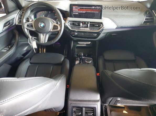 5UX53DP09N9M93009 2022 BMW X3 Gray წინა პანელის ხედი
