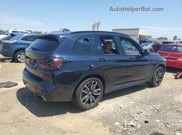 5UX53DP0XN9K19396 2022 BMW X3 Black Tył prawy