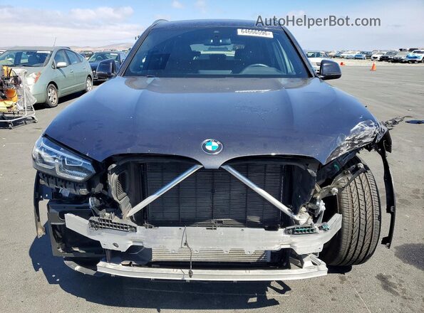 5UX53DP0XN9L06621 2022 BMW X3 Charcoal Front view