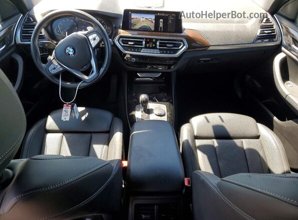 5UX53DP0XN9L06621 2022 BMW X3 Charcoal Dashboard view