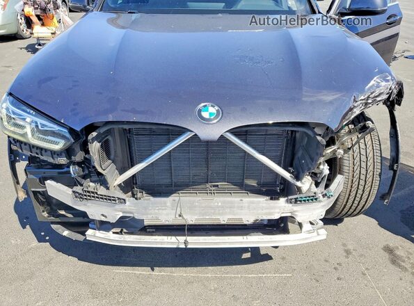 5UX53DP0XN9L06621 2022 BMW X3 Charcoal Engine compartment view