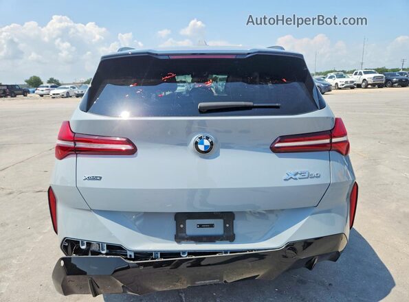 5UX53GP02S9081222 2025 BMW X3 Gray Հետևի տեսք
