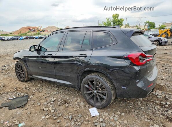 5UX83DP04N9K67327 2022 BMW X3 Black Tył lewy