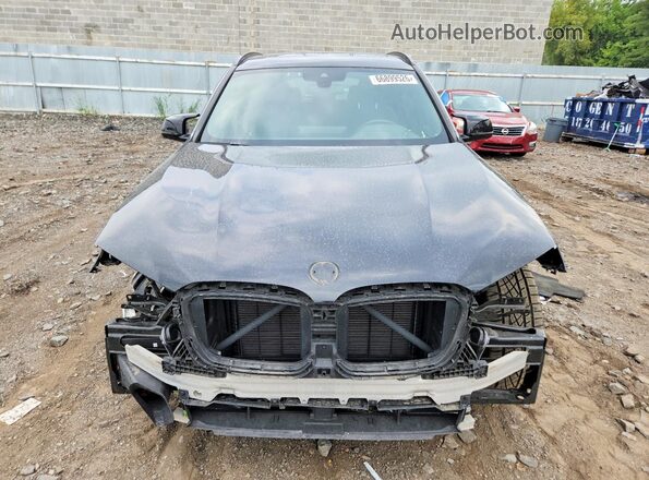 5UX83DP04N9K67327 2022 BMW X3 Black Widok z przodu