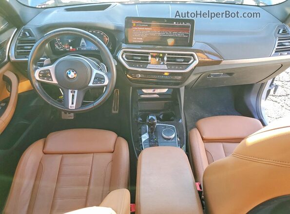 5UX83DP08N9K08068 2022 BMW X3 Gray წინა პანელის ხედი