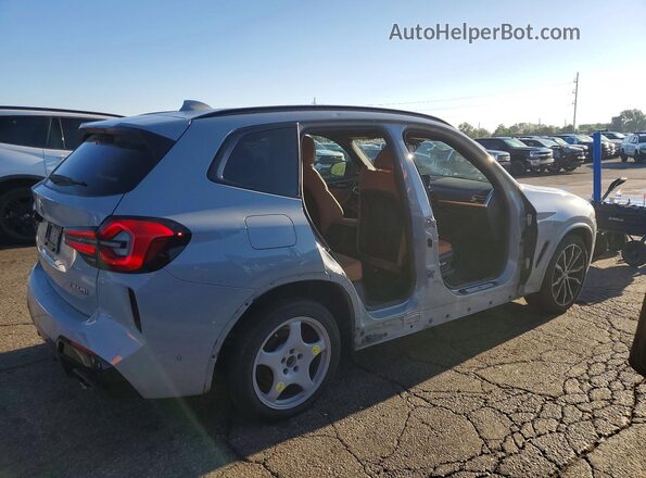 5UX83DP08N9K08068 2022 BMW X3 Gray უკანა მარჯვენა