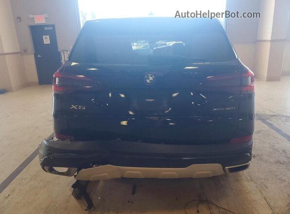 5UXCR6C01N9K10707 2022 BMW X5 Black Widok z tyłu