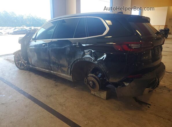 5UXCR6C01N9K10707 2022 BMW X5 Black Tył lewy