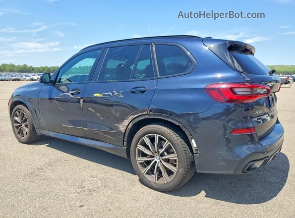 5UXCR6C05P9R94831 2023 BMW X5 Blue Հետևի ձախ