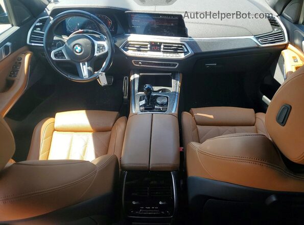 5UXCR6C05P9R94831 2023 BMW X5 Blue Առջևի վահանակի տեսք
