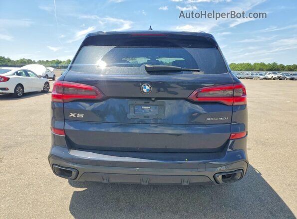 5UXCR6C05P9R94831 2023 BMW X5 Blue Հետևի տեսք