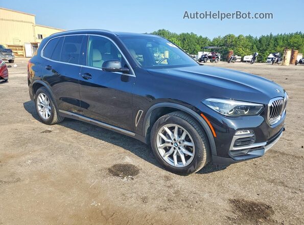 5UXCR6C07M9E35005 2021 BMW X5 Черный Передняя правая четверть