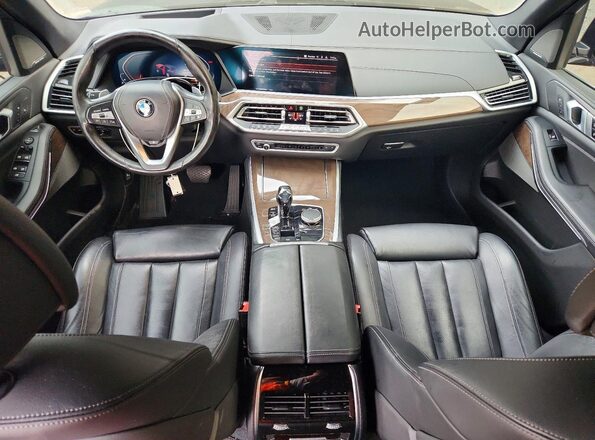 5UXCR6C09L9B84809 2020 BMW X5 Black წინა პანელის ხედი