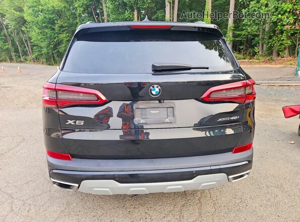 5UXCR6C09L9B84809 2020 BMW X5 Black უკანა ხედი