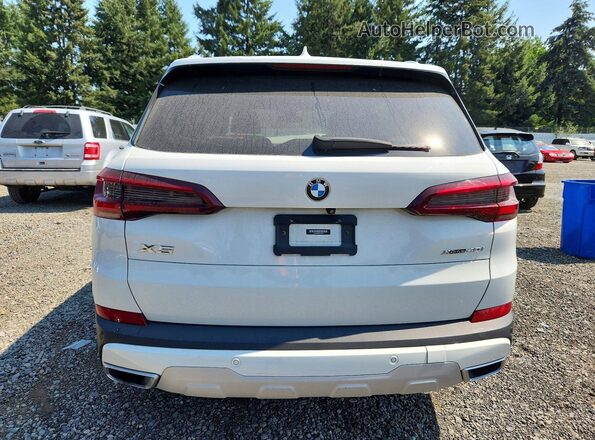 5UXCR6C09L9C14519 2020 BMW X5 White Rear view