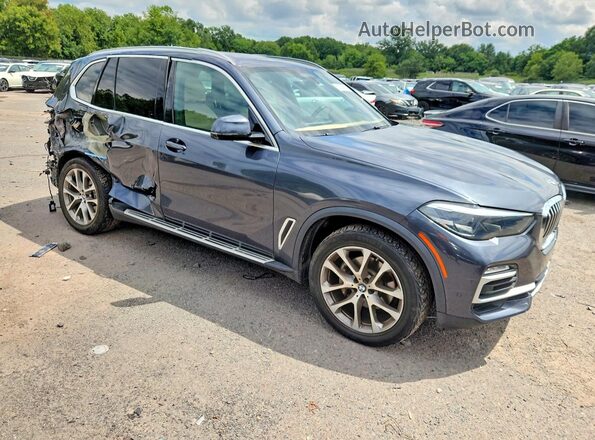 5UXCR6C52KLK80078 2019 BMW X5 Gray Передня права чверть