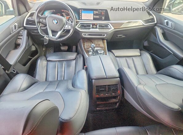 5UXCR6C52KLK85183 2019 BMW X5 Gray Widok deski rozdzielczej