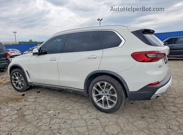 5UXCR6C58KLK80599 2019 BMW X5 White Trasero izquierdo