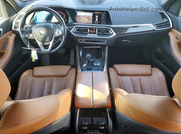 5UXCR6C58KLL01631 2019 BMW X5 Blue Vista del salpicadero