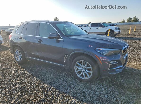 5UXCR6C58KLL01631 2019 BMW X5 Blue Delantero derecho