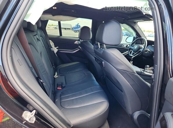 5UXCR6C59KLL26554 2019 BMW X5 Black Rear interior view