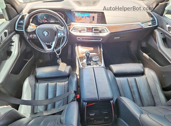 5UXCR6C59KLL26554 2019 BMW X5 Black Dashboard view