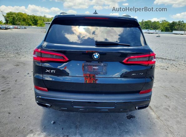 5UXCR6C59KLL26554 2019 BMW X5 Black Rear view