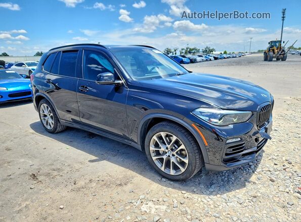 5UXCR6C59KLL26554 2019 BMW X5 Black Front right